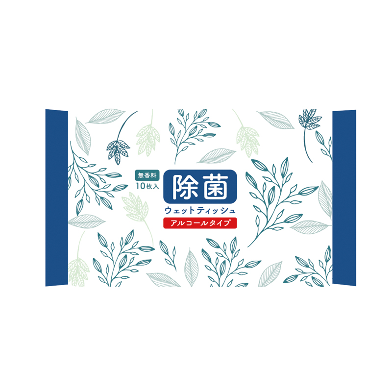 アルコール除菌ウエットティッシュ10P