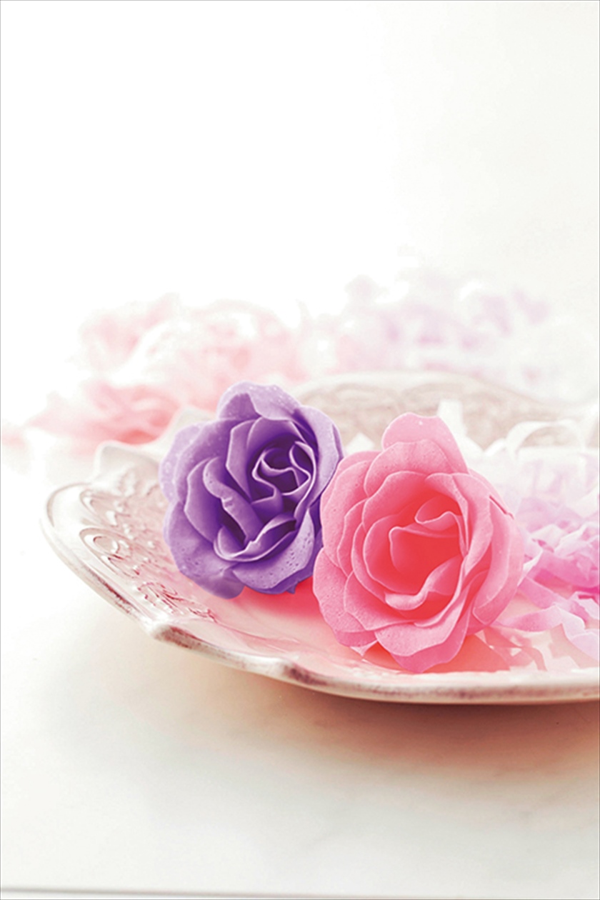 フラワーソープ　ローズプラケース入