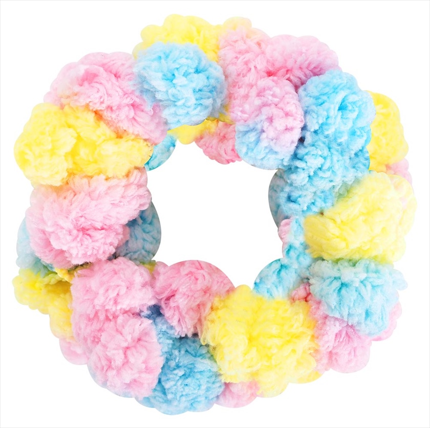 ★No38 再販！もこもこシュシュ★ カラフルもこもこシュシュⅢ｜ノベルティ・販促品・記念品・名