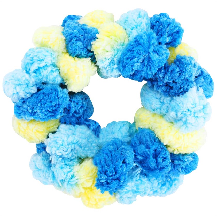 カラフルもこもこシュシュⅢ｜ノベルティ・販促品・記念品・名入れ