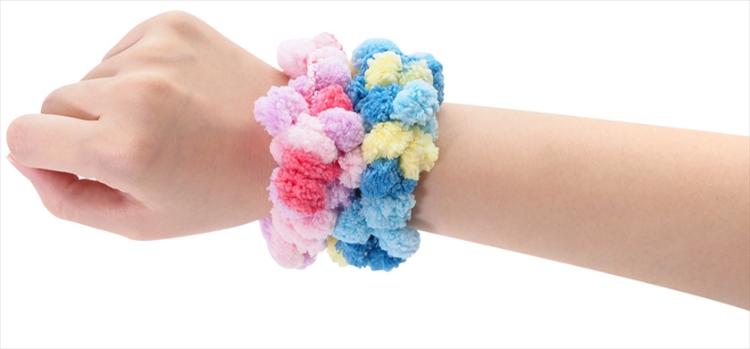 カラフルもこもこシュシュⅢ｜ノベルティ・販促品・記念品・名入れ