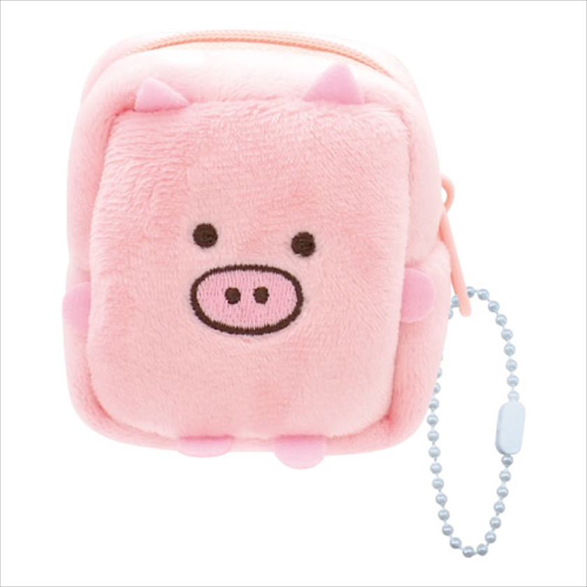 ふわふわアニマルCUBEポーチ｜ノベルティ・販促品・記念品・名