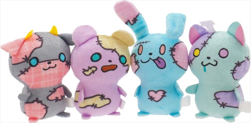 ぞんびーずぬいぐるみマスコット｜ノベルティ・販促品・記念品・名入れ