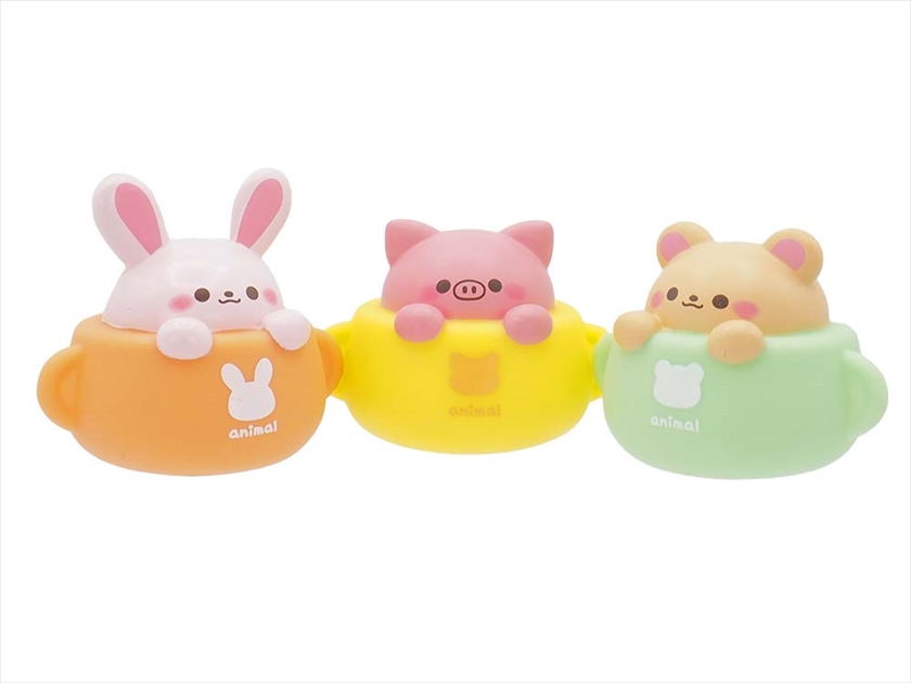 ぷかぷかティーカップアニマル｜ノベルティ・販促品・記念品・名入れ