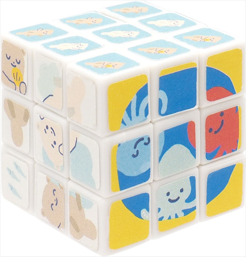 【すだち】おまとめ6点 すいぞくかんのおともだちミニ六面体パズル｜ノベルティ・販促品