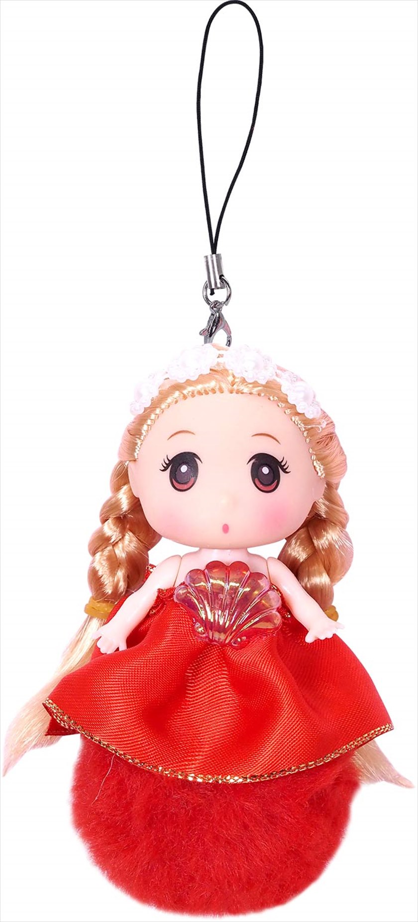 キュートミニドールふわふわストラップ｜ノベルティ・販促品・記念品