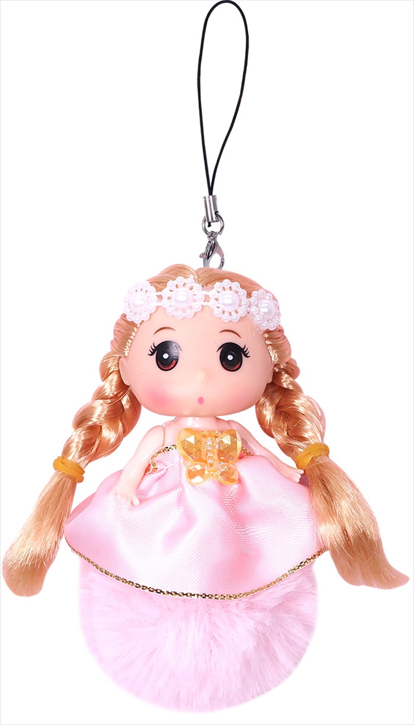 キュートミニドールふわふわストラップ｜ノベルティ・販促品・記念品