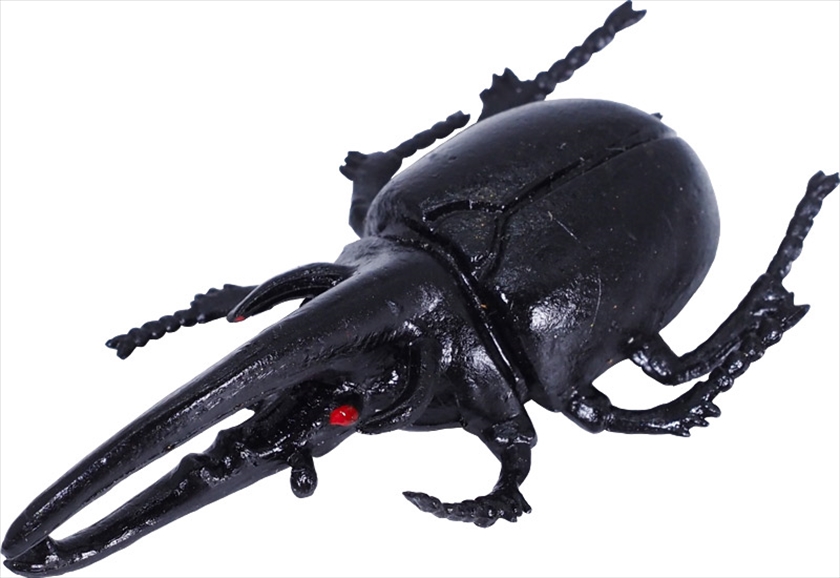 【限定】NUMBER ２COMBO ソフビ　カブトムシ　甲虫　ムシロ【新品未開封 販促ディスプレイPOP付 いきもの大図鑑 かぶとむし05 すぼまる