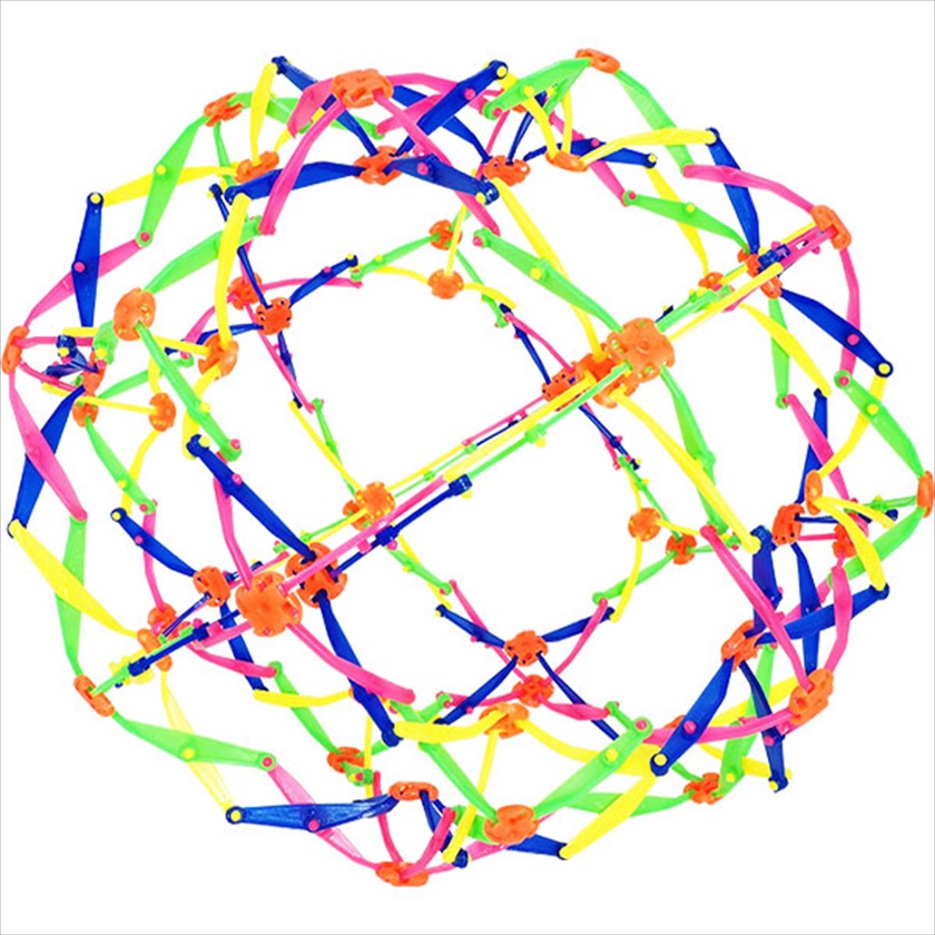 伸縮ボールカラフルVer.｜ノベルティ・販促品・記念品・名入れグッズの