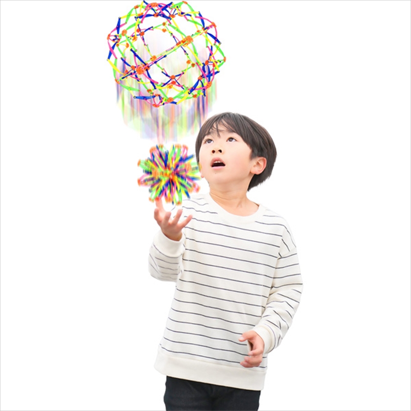 伸縮ボールカラフルVer.｜ノベルティ・販促品・記念品・名入れ